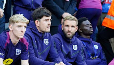 Maguire, Shaw and Dunk train alone before England squad announcement