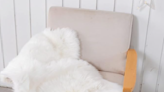 This super soft faux fur rug 'adds a bit of luxury' to your home — and it's just $16