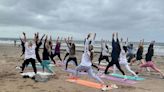 I've ditched nights out for yoga on a cold Scots beach