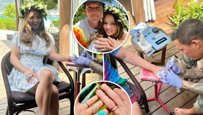 Miles Teller and wife Keleigh tattoo their ring fingers for fifth wedding anniversary