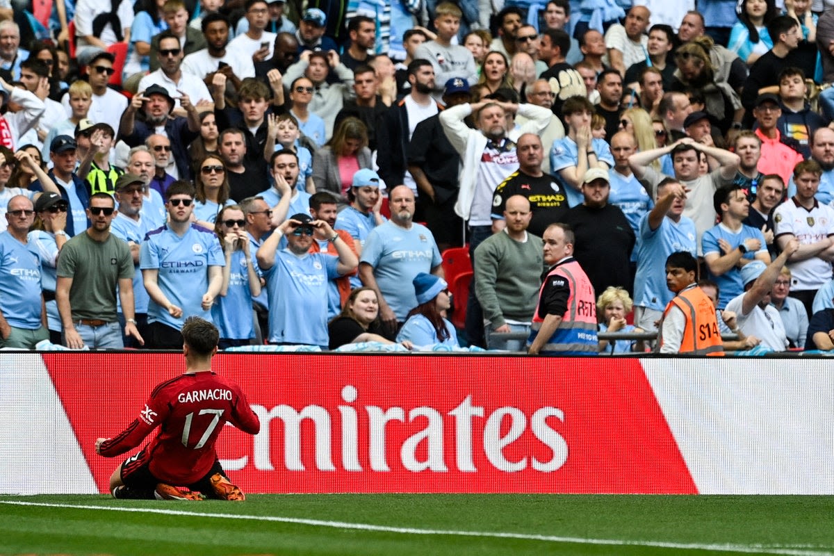 Man City vs Manchester United LIVE! FA Cup Final match stream, latest score and goal updates today