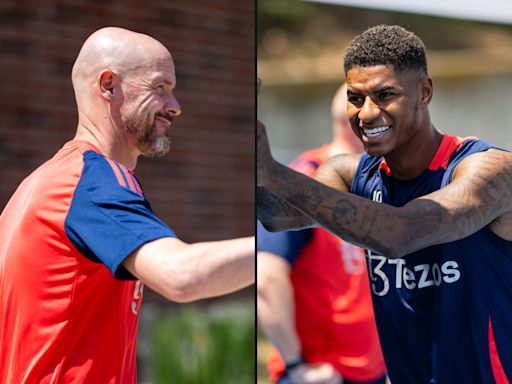 Inside Man Utd training: Ten Hag's top-level talks, Van Nistelrooy impact, sharp Rashford