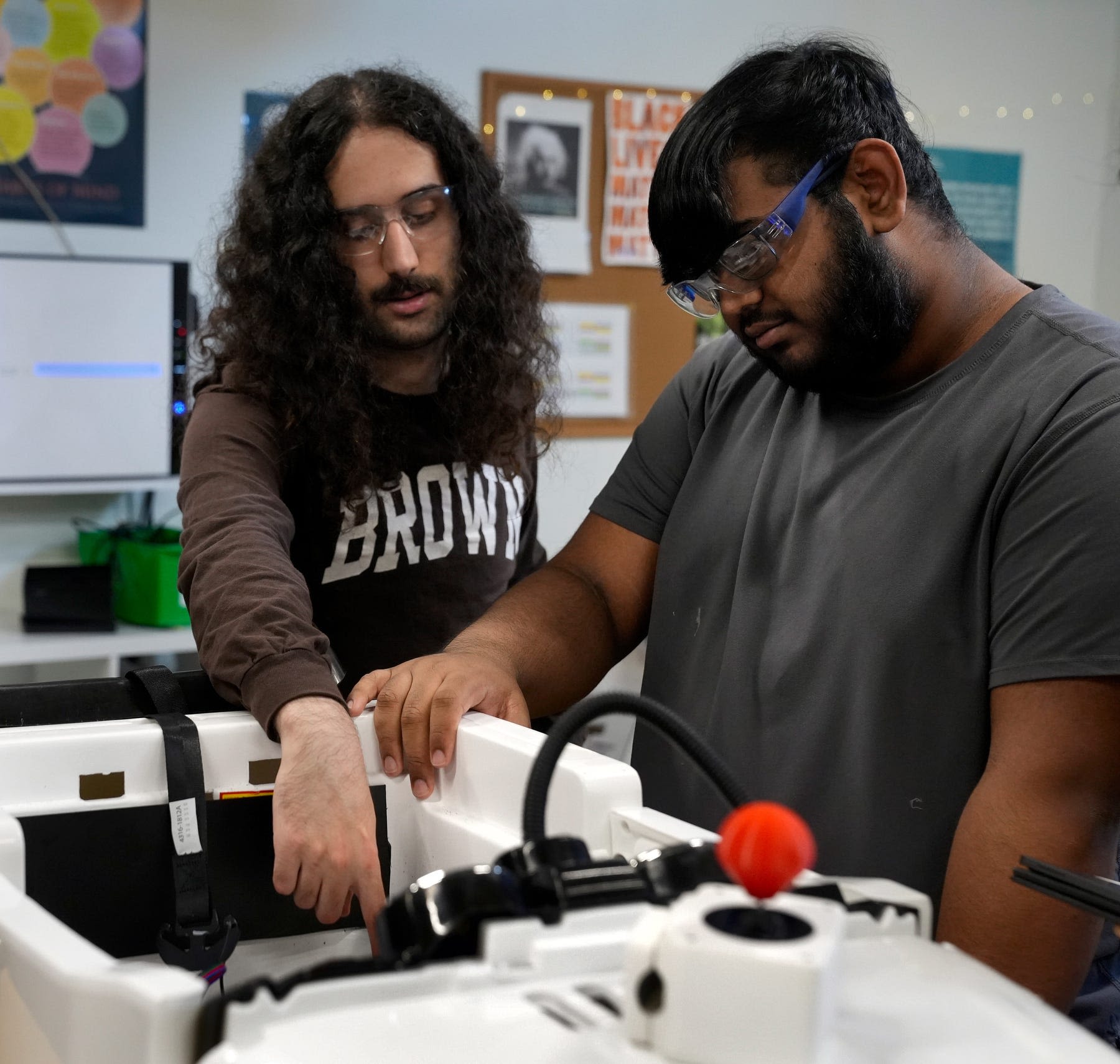 A child needed a wheelchair. These Blackstone Academy students built one out of a toy car