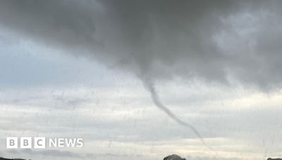 Funnel clouds captured on camera in Devon and Cornwall