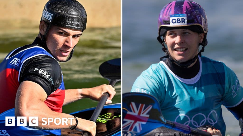 Canoe Slalom World Cup: Britain's Mallory Franklin and Jonny Dickson win kayak cross gold