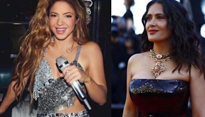 Shakira le dio un regalo especial a Salma Hayek y la actriz lo compartió en redes sociales: “Vivan las latinas”