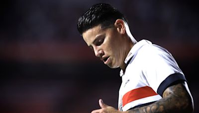 James Rodríguez tem número de jogos preocupante no São Paulo