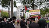 Miles de personas protestan en Washington contra la guerra en Gaza durante visita de Netanyahu