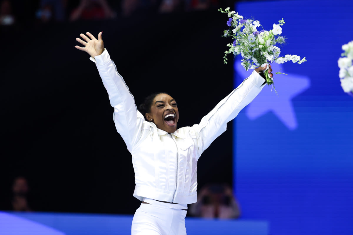 Fans In Disbelief Over Slow-Mo Video Of Simone Biles' Historic Move