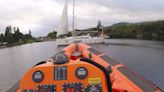 Yacht at danger of grounding rescued by Loch Ness RNLI lifeboat