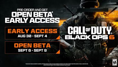 Call of Duty: Black Ops 6 beta begins August 30 on all platforms