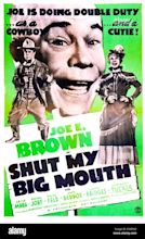 SHUT MY BIG MOUTH, US poster, Joe E. Brown, 1942 Stock Photo - Alamy