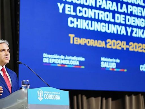 Córdoba lanza un plan de control y vacunación contra el dengue, chikungunya y zika