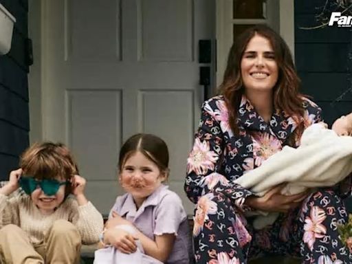 Karla Souza deja ver los rostros de sus tres hijos por PRIMERA vez en tierna sesión de fotos