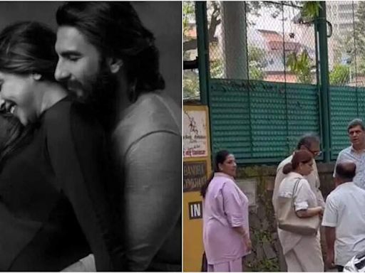 New grandparents visit Deepika Padukone and Ranveer Singh's baby daughter at their residence - Times of India