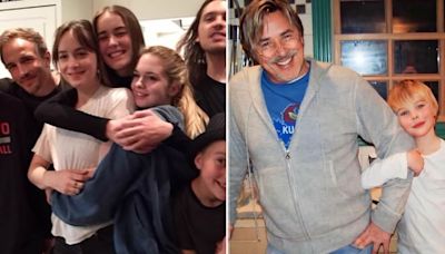 Don Johnson shares rare photo of all SIX of his children