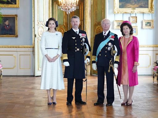 Federico X y Mary inician en Suecia primera visita de Estado como reyes de Dinamarca