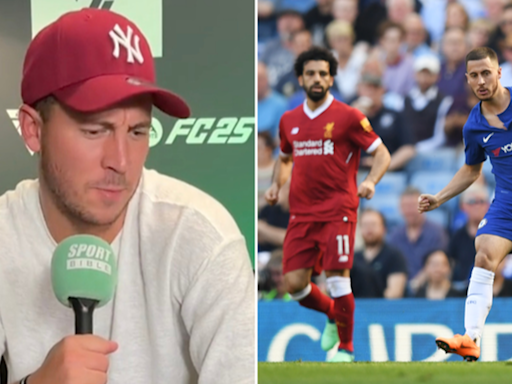 Eden Hazard didn't hesitate when asked who's better between him and Liverpool forward Mo Salah