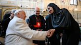 Pope makes landmark visit to Venice Biennale and proclaims that ‘the world needs artists’