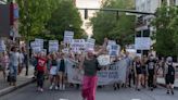 'Stand up and fight back': Abortion rights protest spills across downtown Asheville