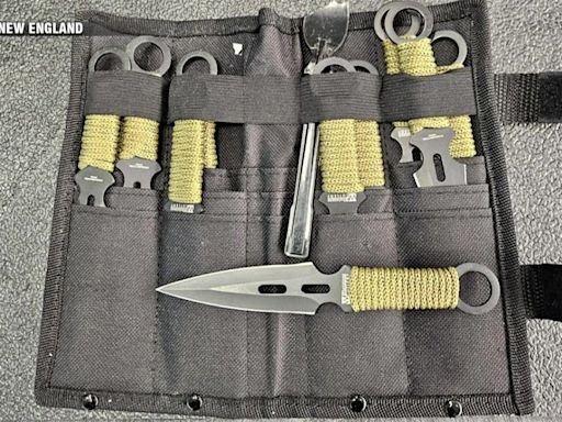 TSA finds set of throwing knives in passenger’s carry-on bag at Logan Airport - Boston News, Weather, Sports | WHDH 7News