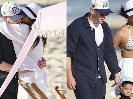 Priyanka Chopra Kisses Nick Jonas, Looks Hottest In Bikini; Beach Vacation Photos Go Viral - News18