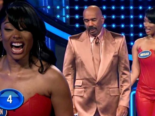 Watch Megan Thee Stallion Stun Steve Harvey With Honest ‘Celebrity Family Feud’ Response