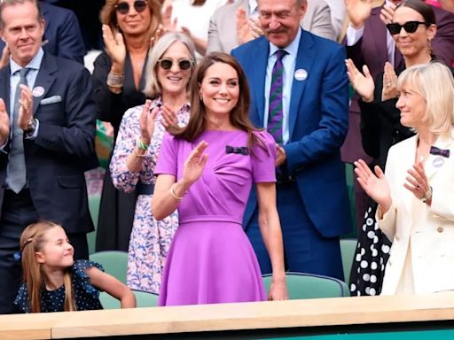 Video: reapareció Kate Middleton en Wimbledon y la multitud la ovacionó | Mundo