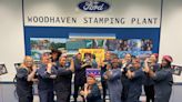 Tradeswomen celebrated at Ford Motor Stamping Plant with Rosie the Riveter display