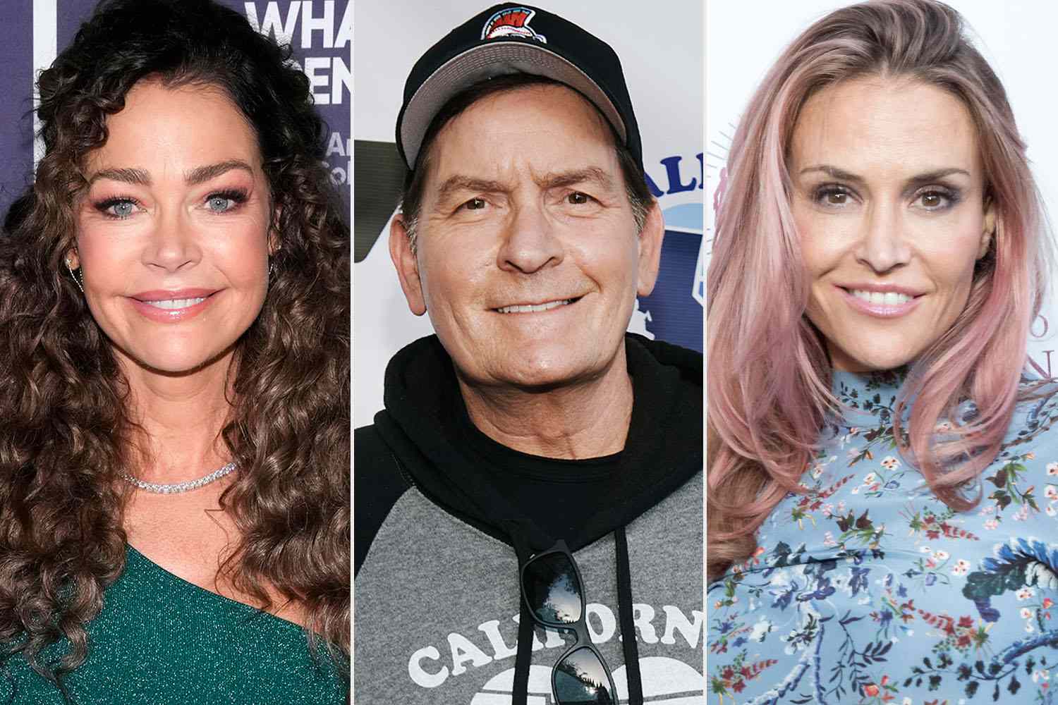 Charlie Sheen's Exes Denise Richards and Brooke Mueller Spotted Filming TV Show with Family in Malibu