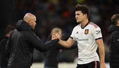 Ten Hag speculation hurt Man Utd form - Maguire