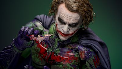 THE DARK KNIGHT: New Hot Toys Figure Gives Heath Ledger's Joker His Own Twisted Version Of The Batsuit