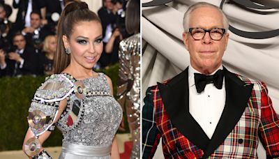 Thalía revela el reclamo que le hizo Tommy Hilfiger por polémico vestido que usó en la MET Gala