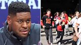 Chiefs Lineman Trey Smith Talks Helping ‘Panicked’ Children During Super Bowl Parade Shooting