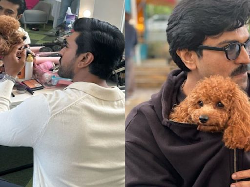 Ram Charan and Rhyme are photoshoot ready in London; check the too-adorable-to-miss BTS moments