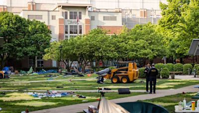 Police dismantle pro-Palestinian encampment at DePaul University in Chicago