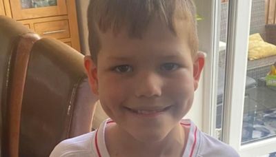 Pictured: Boy, eight, who died after he fell into the River Arrow