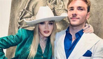 Madonna apoyó a su hijo Rocco Ritchie en su primera expo en Miami