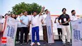 Bharat in Paris marathon flagged off to celebrate Indian Olympic movement | Paris Olympics 2024 News - Times of India