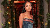 Leigh-Anne Pinnock rocks nearly naked trend in lace micro skirt and plaited bikini