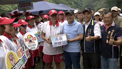 防溪流戲水意外! 新北消防局在大豹溪舉行防溺演練