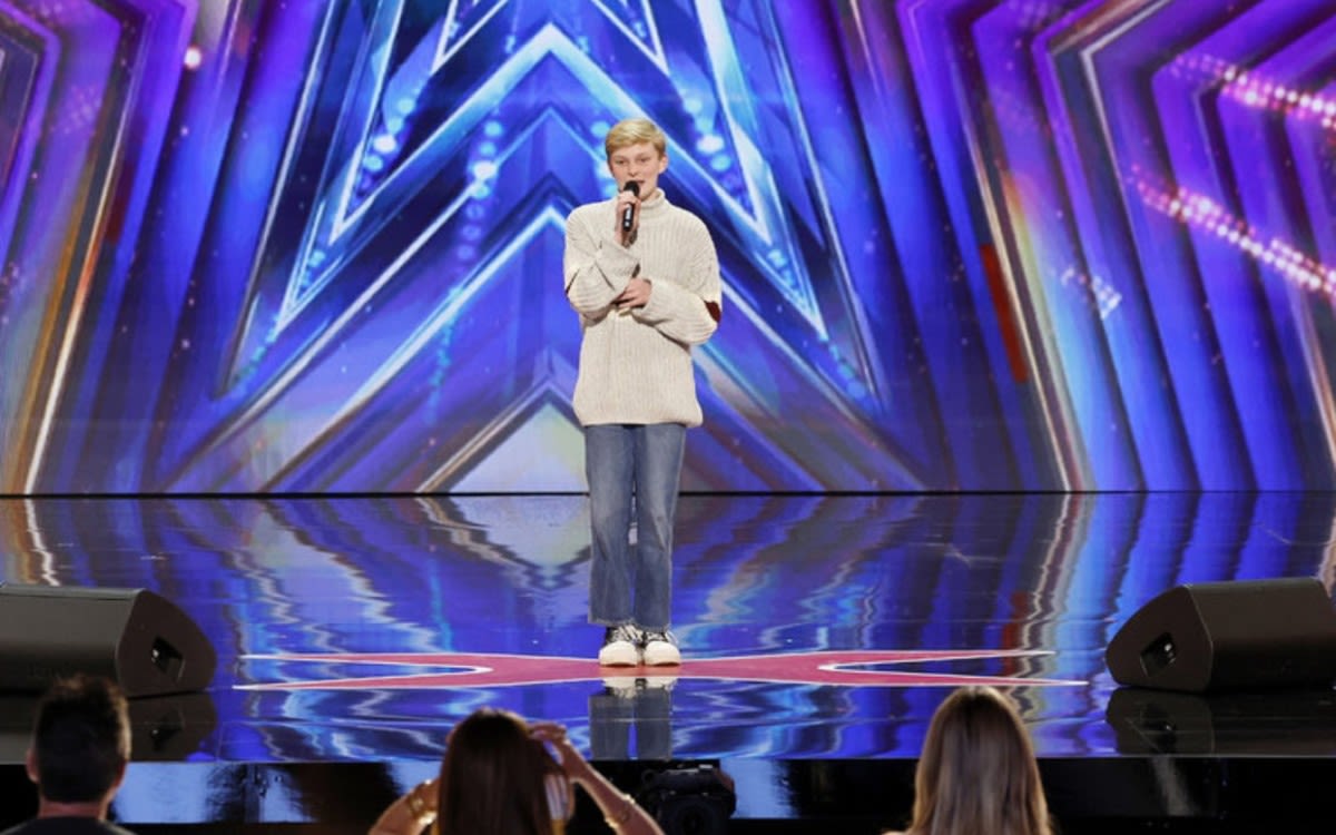 Watch the Golden Buzzer-Earning Performance by This 14-Year-Old Singer on 'AGT'