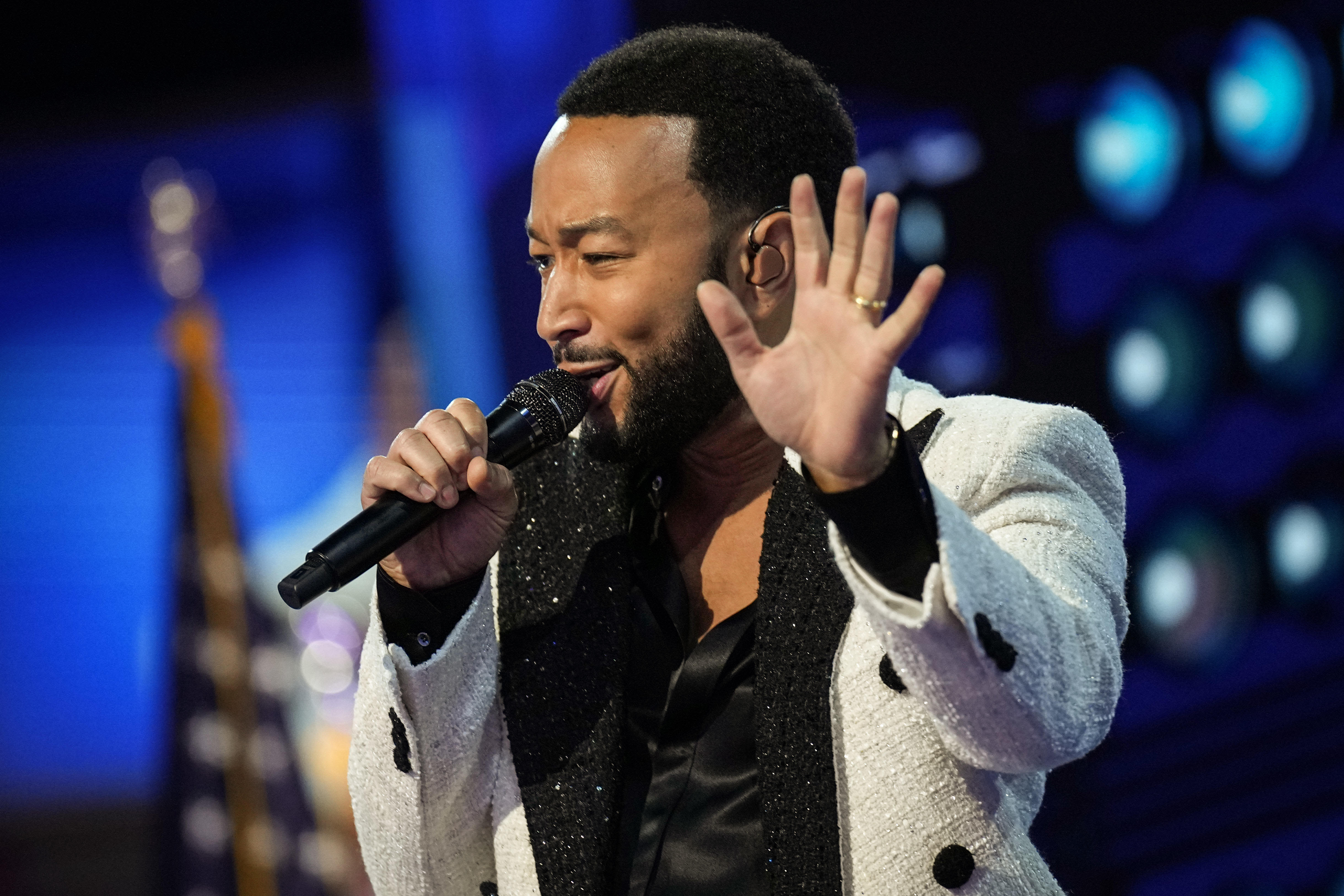 John Legend denounces false claims about migrants in his hometown