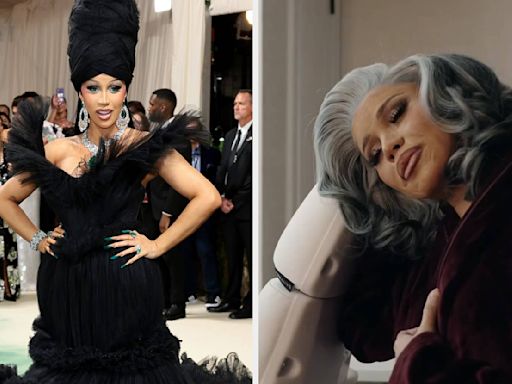 Cardi B Initially Tried Her Met Gala Look With Prosthetics, And She Looks Wildly Different