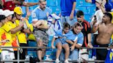 Uruguay star's mother passed out during Darwin Nunez fight while kids lifted to safety