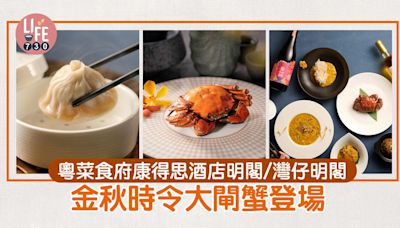 大閘蟹2024│粵菜食府康得思酒店明閣灣仔明閣 金秋時令大閘蟹登場 | am730