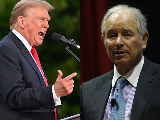 Blackstone CEO Steve Schwarzman says he will back Trump, citing concerns over rise in antisemitism