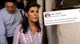 "I'm At A Loss For Words": People Are Shocked After Nikki Haley Wrote "Finish Them" On Artillery Shells In...