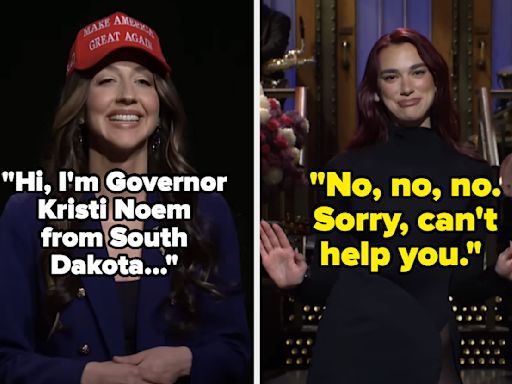 Gov. Kristi Noem's Dog Controversy Inspired Multiple "SNL" Skits Last Weekend, And The Internet Is Obsessed