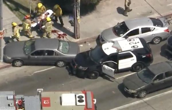 Deputies shoot carjacking suspect through rear window in chaotic confrontation in Pico-Union